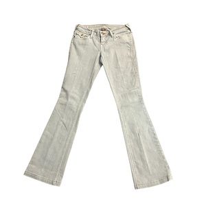 True Religion Becky Cotton Blend Flap Pocket Jeans